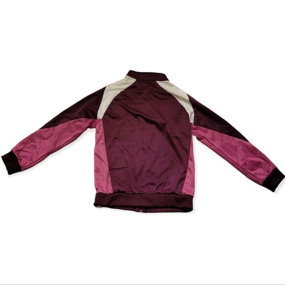 Puma Retro Girl's Track Jacket in Fig & Pink - Picture 5 of 5